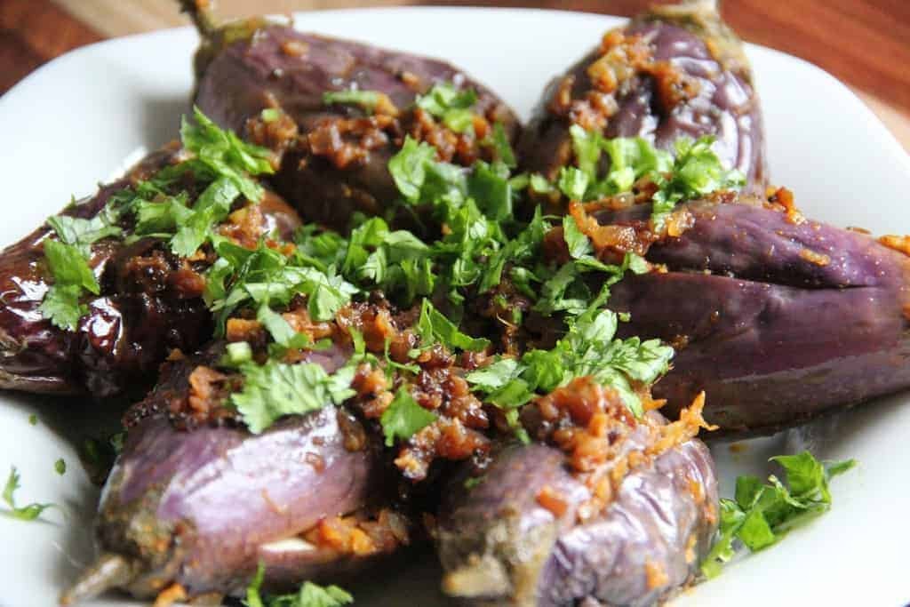 Baby Eggplant Recipes
 Stuffed Baby Eggplant ministryofcurry