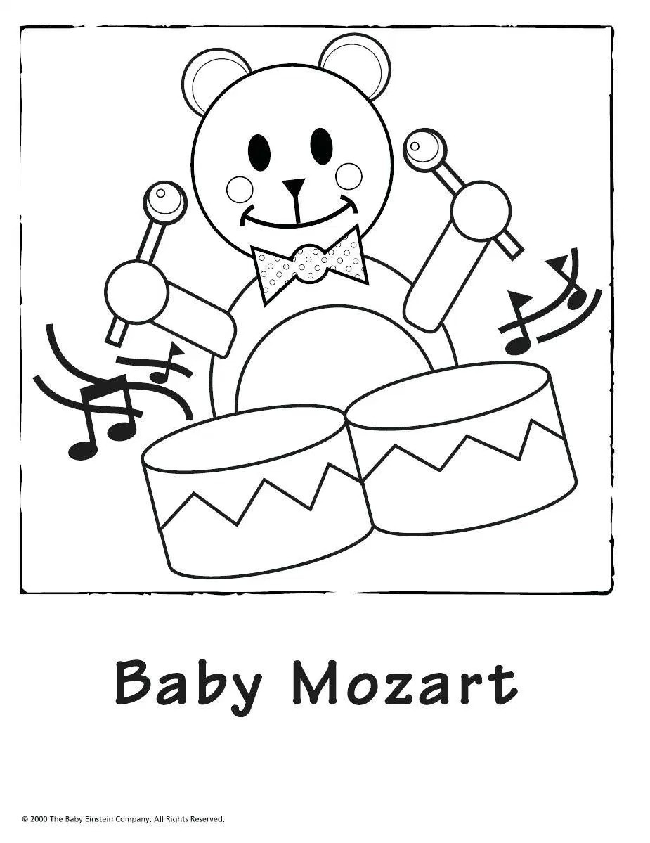 Baby Einstein Coloring Pages
 Albert Einstein Coloring Page at GetColorings