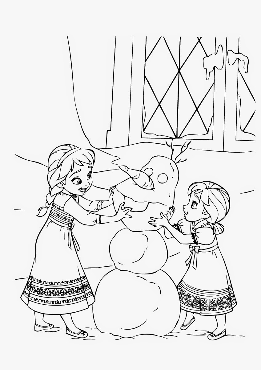 Baby Elsa Coloring Pages
 4 Beautiful Elsa Coloring Pages to Print Instant Knowledge