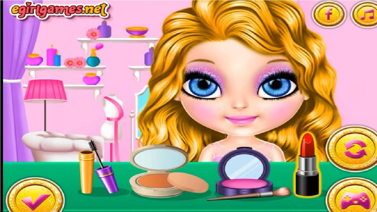 Baby Fashion Games
 Baby Barbie Glittery Fashion Makeup Game Baby Barbie