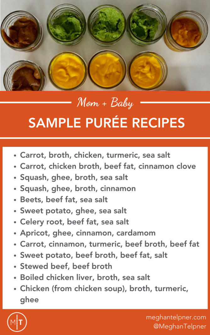 Baby Food Meat Recipe
 Baby Food Introduction Purees Solids and Meal Time Practices