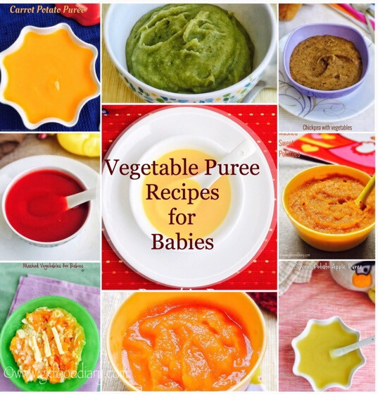 Baby Food Puree Recipes
 Ve able Puree Recipes for Babies GKFoodDiary