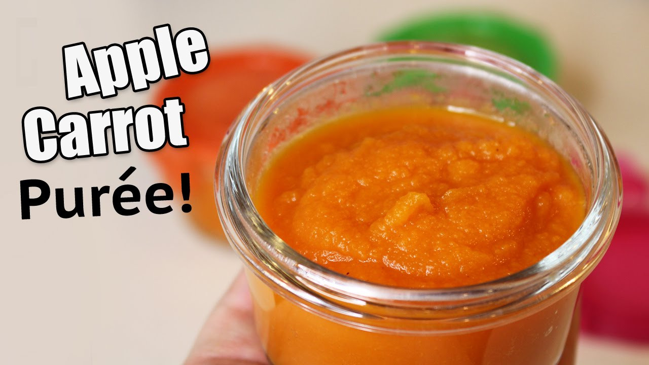 Baby Food Recipe Carrots
 Homemade Baby Food Recipes Apple Carrot Puree