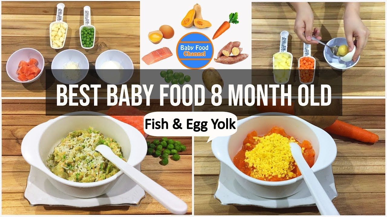 Baby Foods 8 Months Recipes
 Best Baby Food 8 month old – Recipes with Fish and Egg