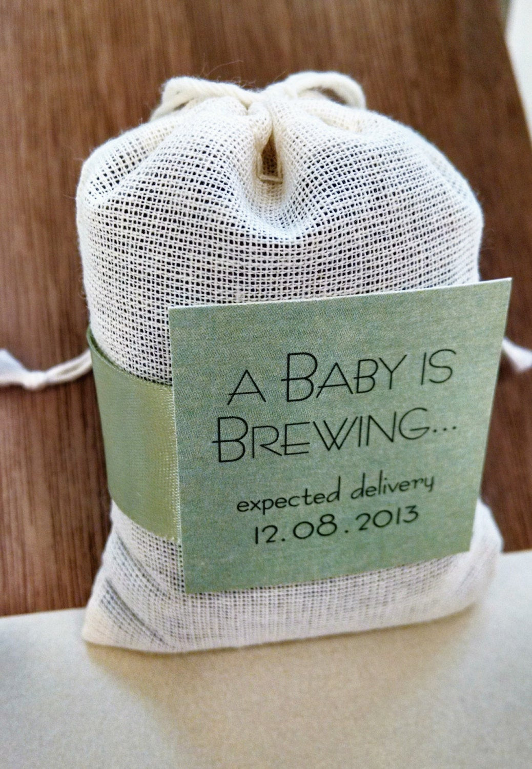 Baby Gift Bag Ideas
 Assembled A Baby Uni is Brewing Tea Bag party favor by