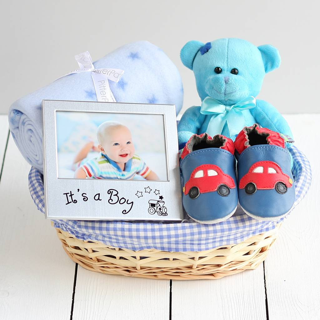 Baby Gift Basket Boy
 beautiful boy new baby t basket by the laser engraving