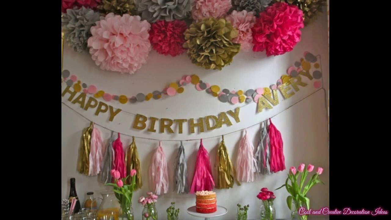 Baby Girl 1st Birthday Decoration Ideas
 Baby Girl First Birthday Party Decorating Ideas