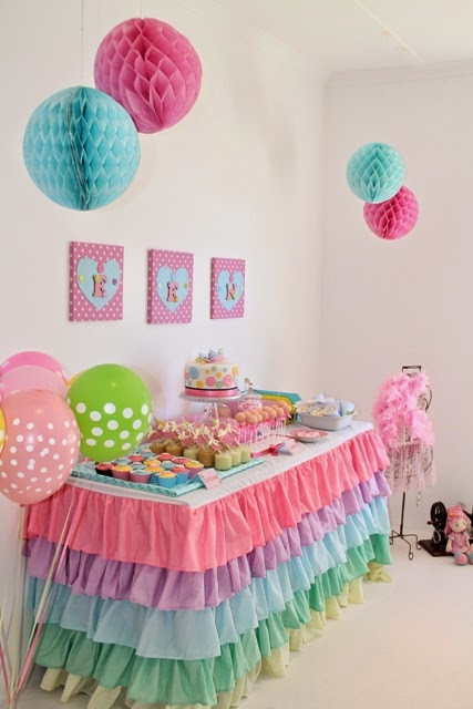 Baby Girl 1st Birthday Decoration Ideas
 34 Creative Girl First Birthday Party Themes and Ideas