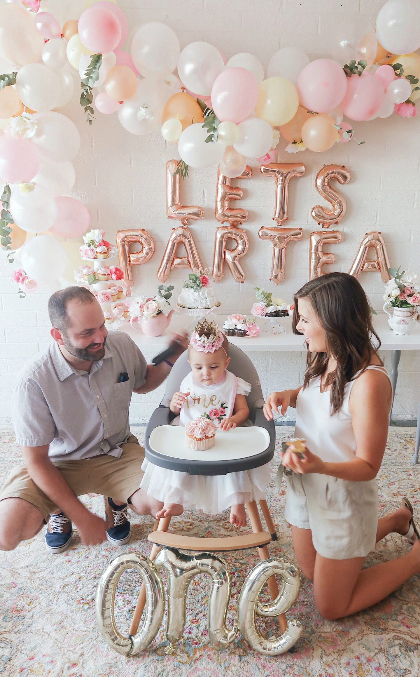 Baby Girl 1st Birthday Decoration Ideas
 First birthday tea party for our baby girl Scottie Rose