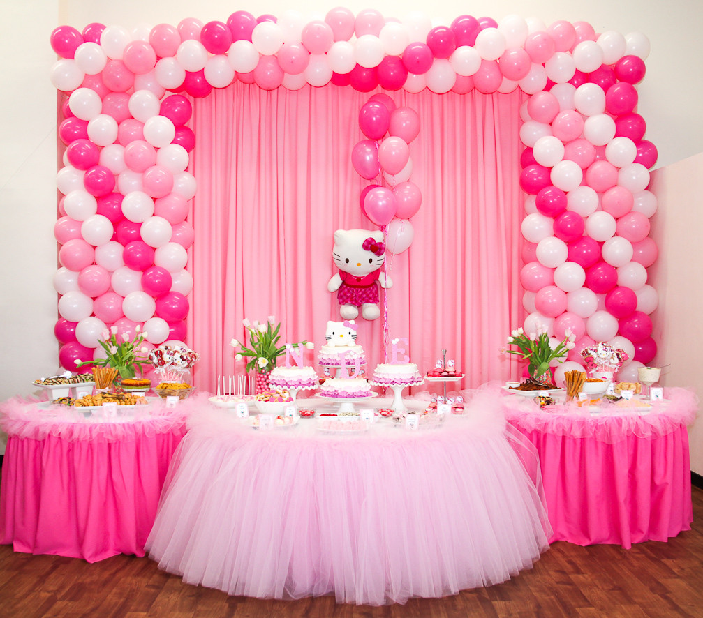 Baby Girl 1st Birthday Decorations
 Pinkalicious 1st birthday baby girl party celebration with