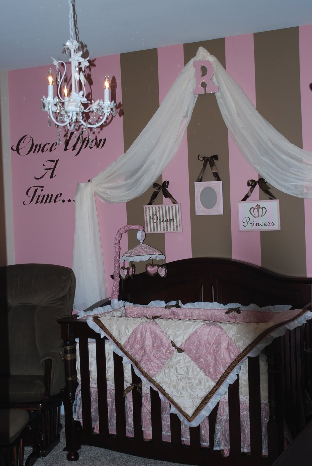 Baby Girl Nursery Decor Ideas
 Pink & Brown Baby Nurseries Design Dazzle