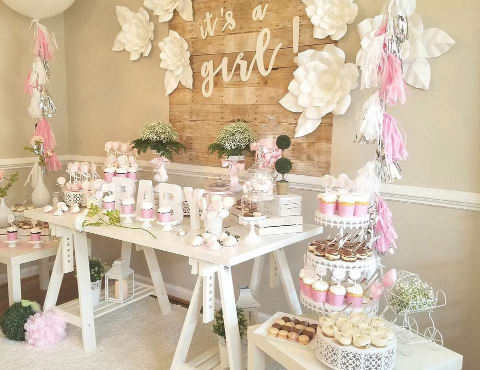 Baby Girl Shower Decor
 93 Beautiful & Totally Doable Baby Shower Decorations