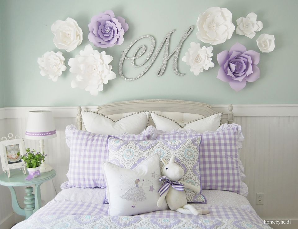 Baby Girl Wall Decorating Ideas
 24 Wall Decor Ideas for Girls Rooms