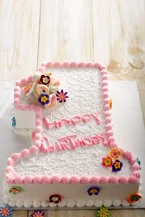 Baby Girls 1St Birthday Cake
 1st Birthday Cake Baby Girl Number e