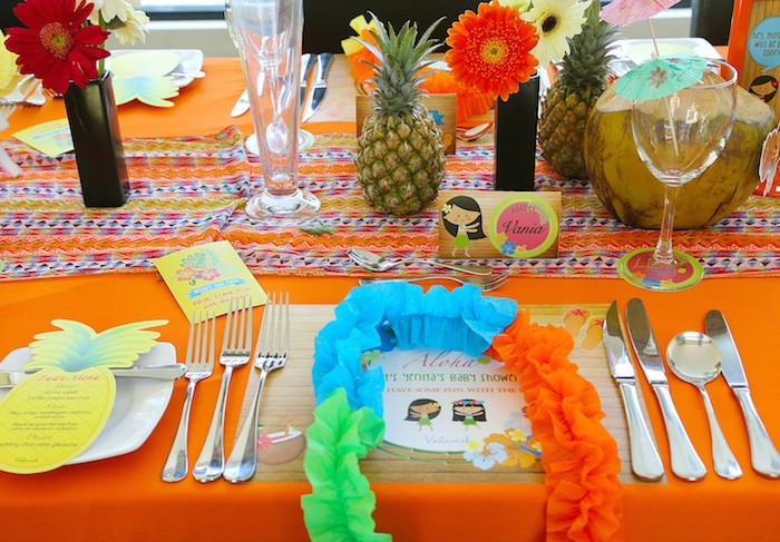 Baby Luau Party
 Kara s Party Ideas Hawaiian Luau Baby Shower