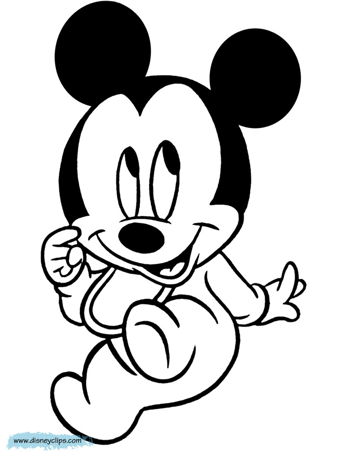 Baby Mickey Mouse Coloring Pages
 Coloring Pages Baby Mickey Mouse Coloring Home