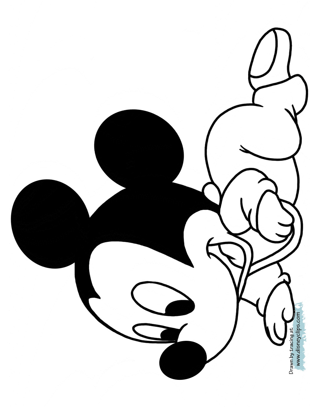 Baby Mickey Mouse Coloring Pages
 Disney Babies Coloring Pages