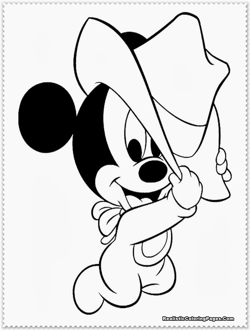 Baby Mickey Mouse Coloring Pages
 Disney Mickey Mouse Baby Coloring Pages Coloring Pages