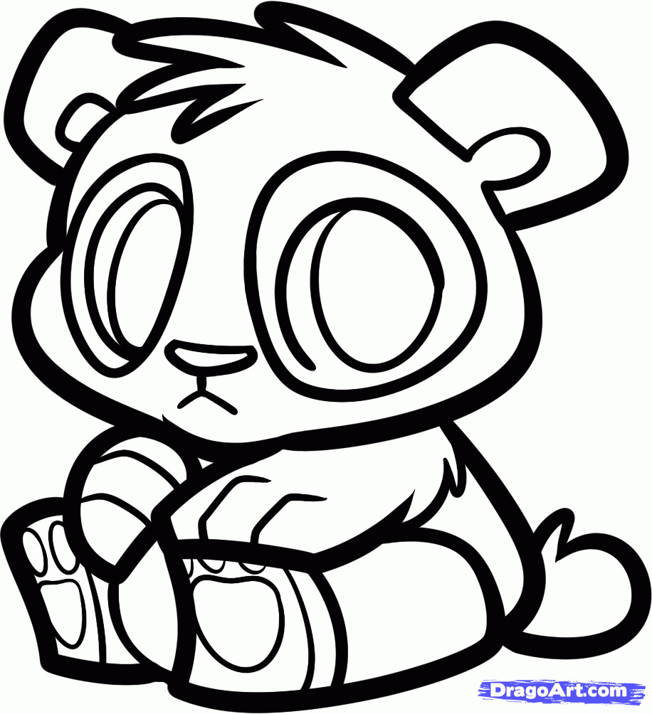 Baby Panda Coloring Page
 cute baby panda coloring pages