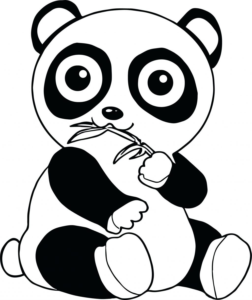 Baby Panda Coloring Page
 Panda Coloring Pages at GetColorings