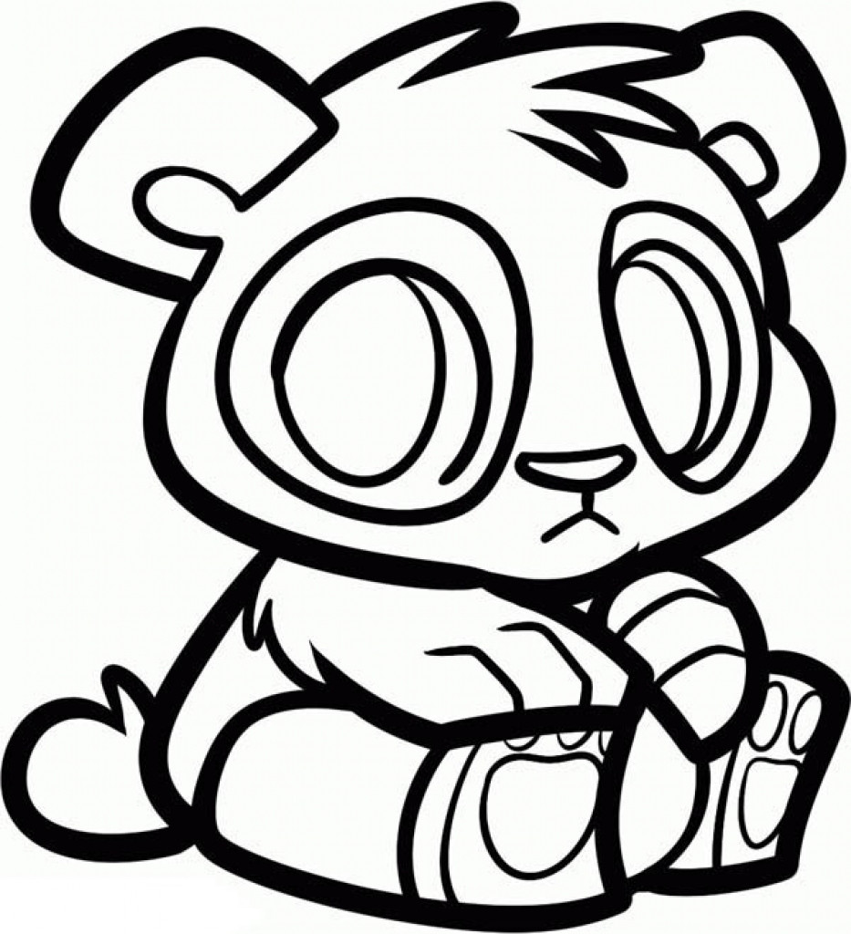 Baby Panda Coloring Pages
 Cute Panda Drawing at GetDrawings