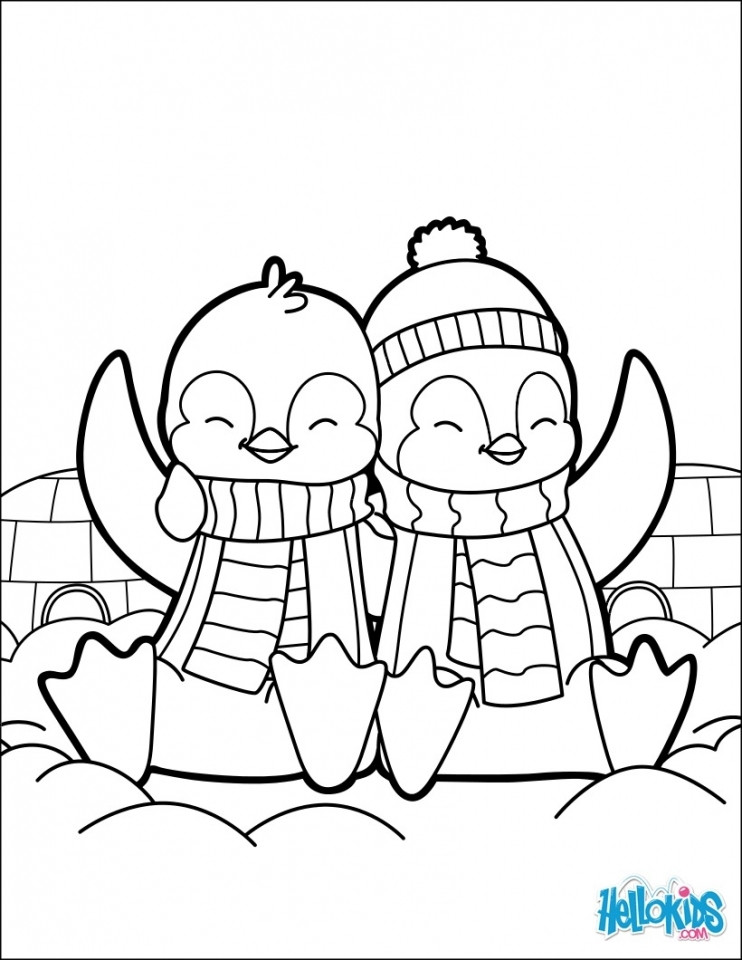 Baby Penguin Coloring Page
 Get This Cute Baby Penguin Coloring Pages Free Printable