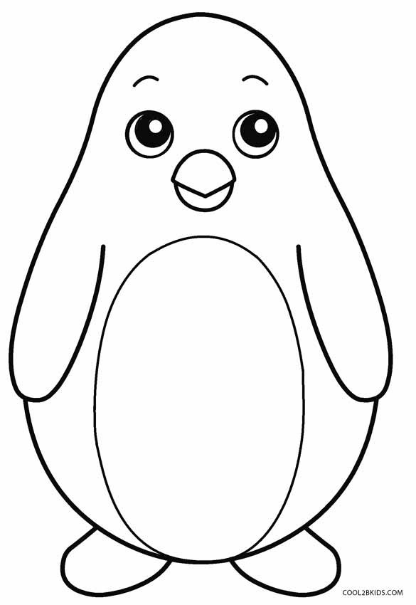 Baby Penguin Coloring Page
 Printable Penguin Coloring Pages For Kids