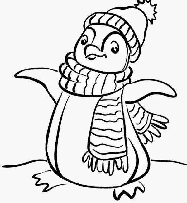 Baby Penguin Coloring Page
 colours drawing wallpaper Cute Baby Penguin Colour