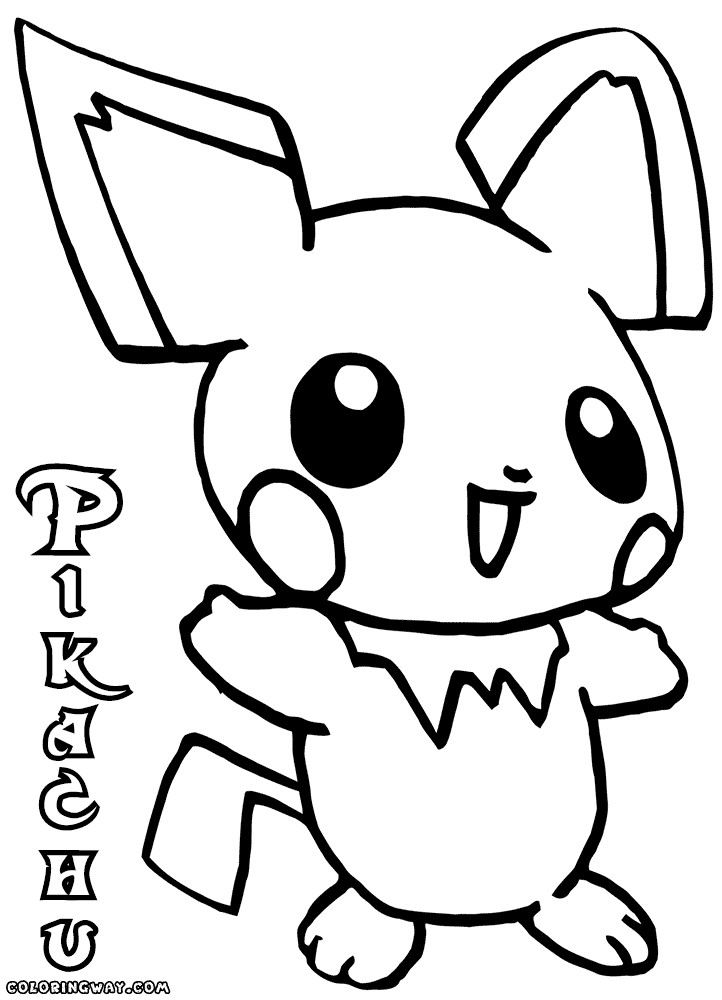 Baby Pikachu Coloring Pages
 Pikachu coloring pages