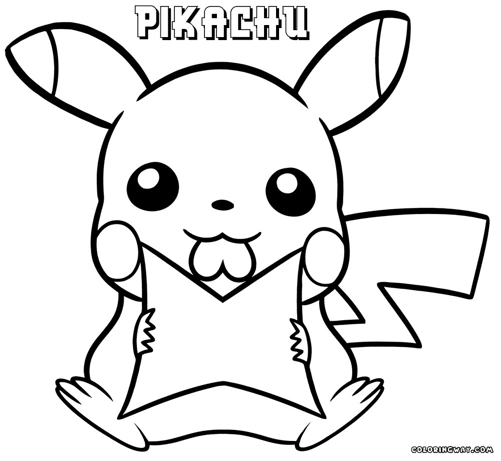 Baby Pikachu Coloring Pages
 Pikachu coloring pages