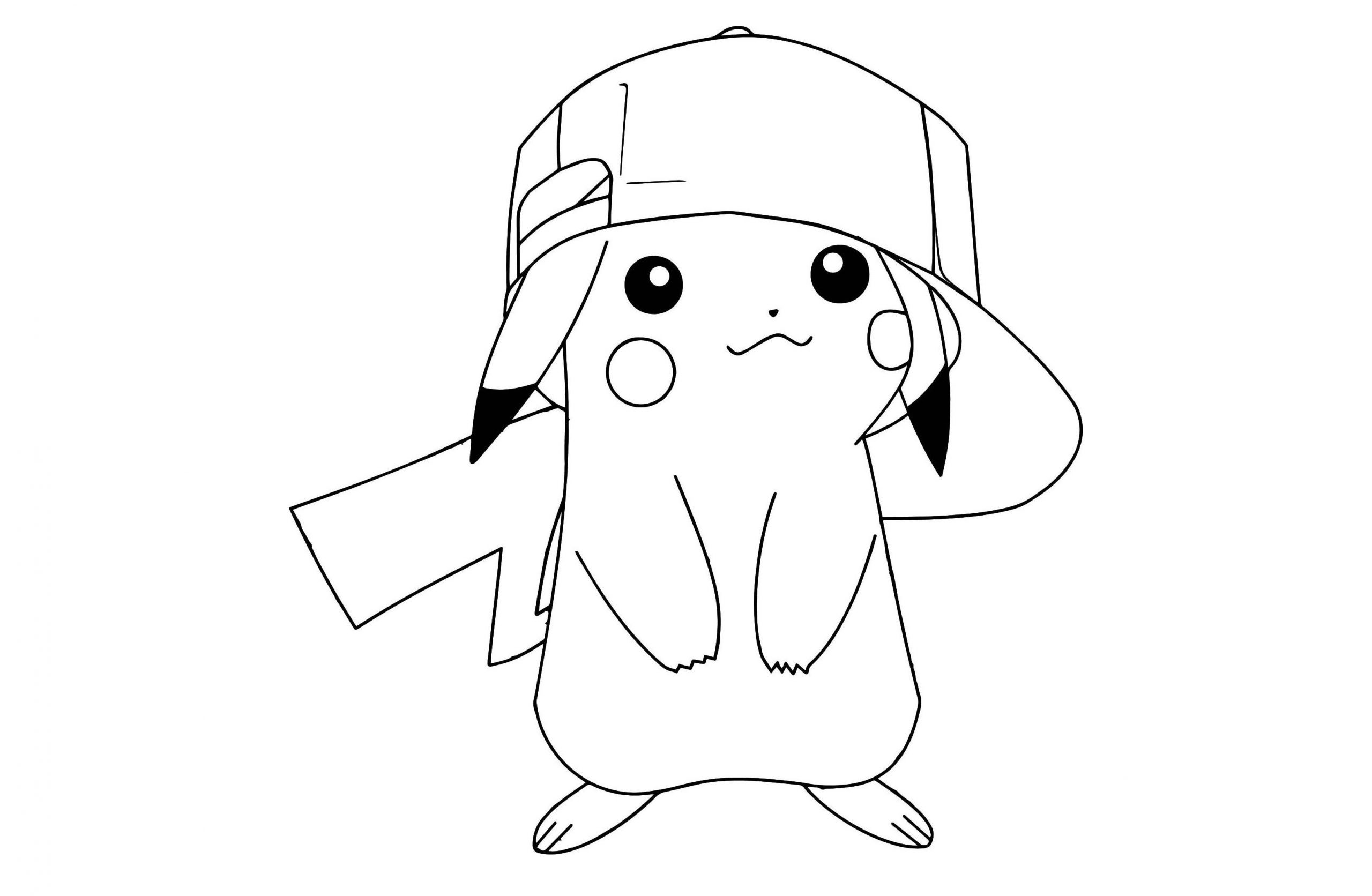 Baby Pikachu Coloring Pages
 Free Pokemon Coloring Pages Detective Pikachu to Printable