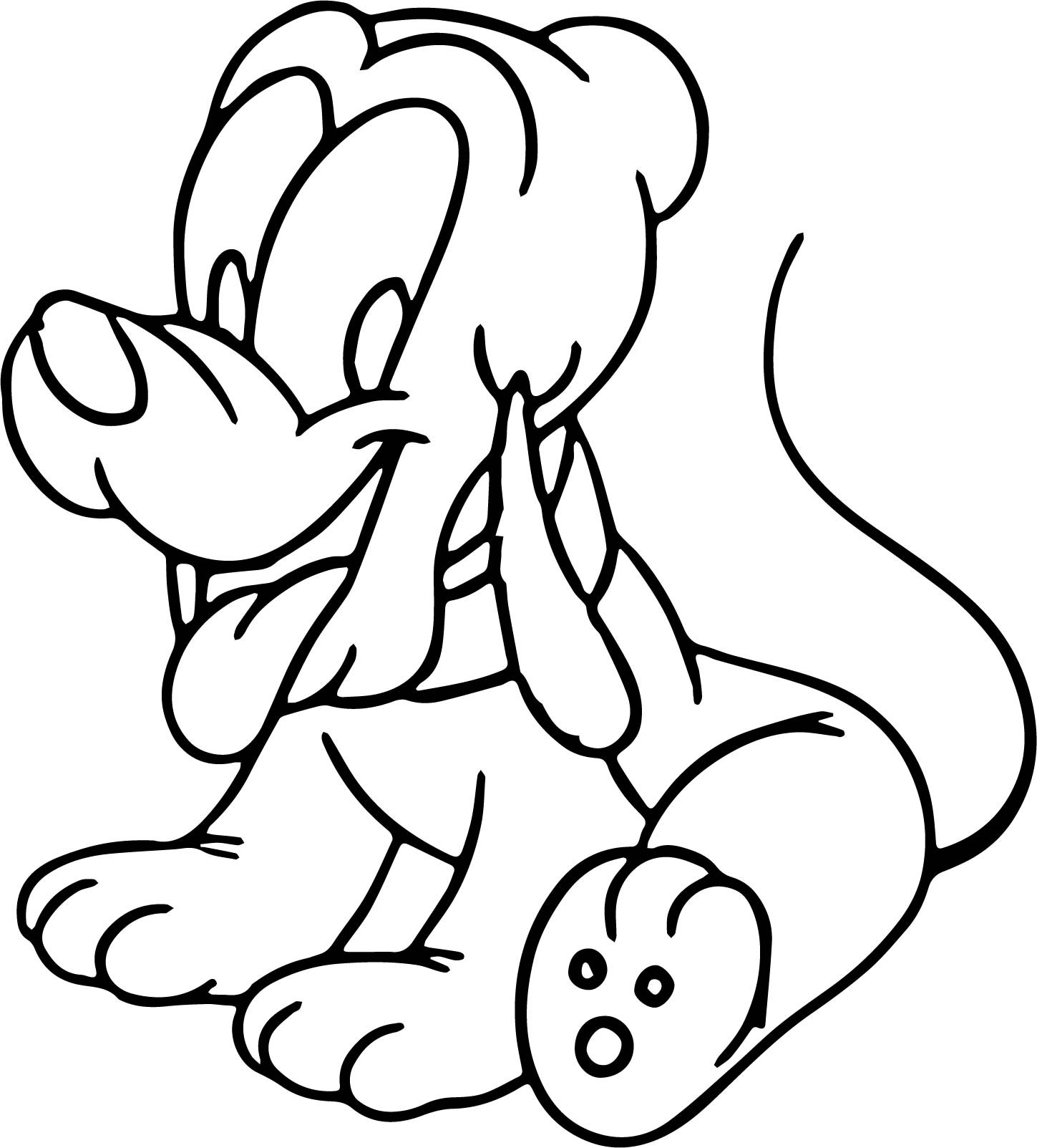 Baby Pluto Coloring Pages
 Cute Baby Pluto Coloring Pages