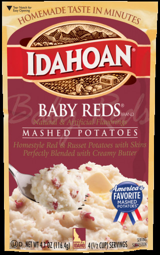 Baby Red Mashed Potatoes
 Baby Reds Mashed Potatoes Idahoan Mashed Potatoes