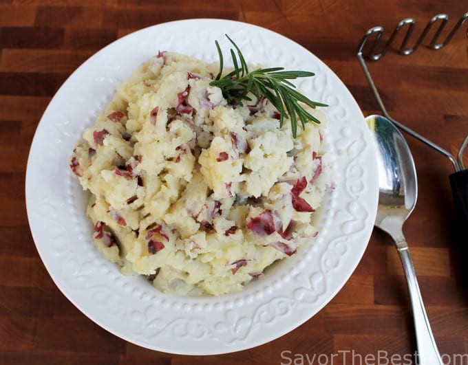 Baby Red Mashed Potatoes
 Mashed Red Potatoes with Horseradish Savor the Best