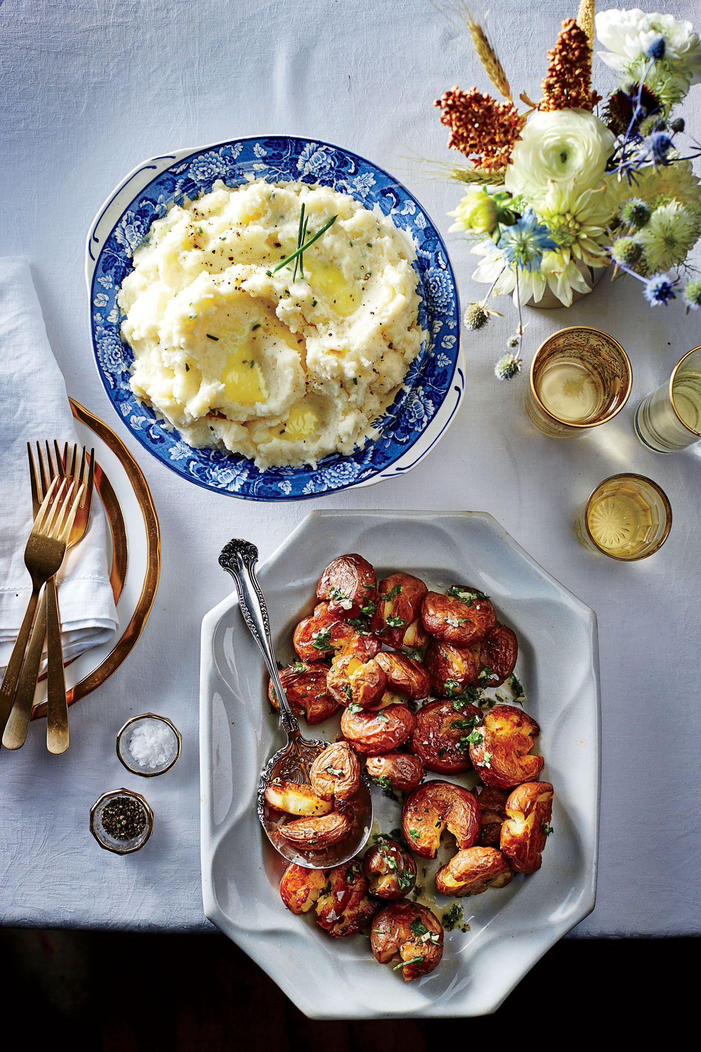 Baby Red Mashed Potatoes
 Smashed Baby Red Potatoes Recipe