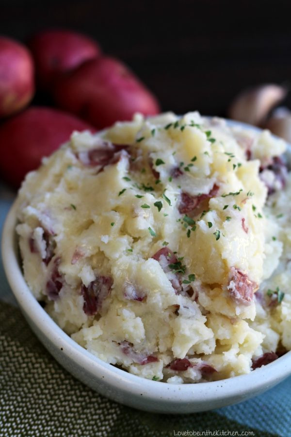 Baby Red Mashed Potatoes
 Garlic Parmesan Red Mashed Potatoes Love to be in the