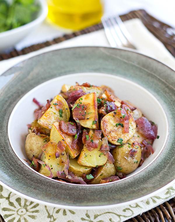 Baby Red Potato Salad Recipes
 Roasted Potato Salad with Bacon Caramelized ions and