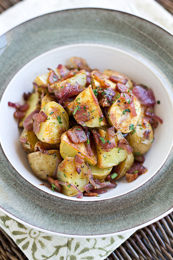 Baby Red Potato Salad Recipes
 Roasted Potato Salad with Bacon Caramelized ions and