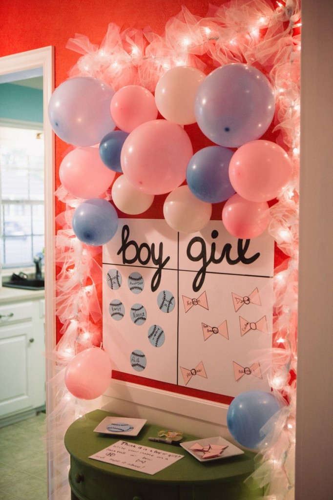 Baby Reveal Decoration Ideas
 Gender Reveal Baby Shower Ideas