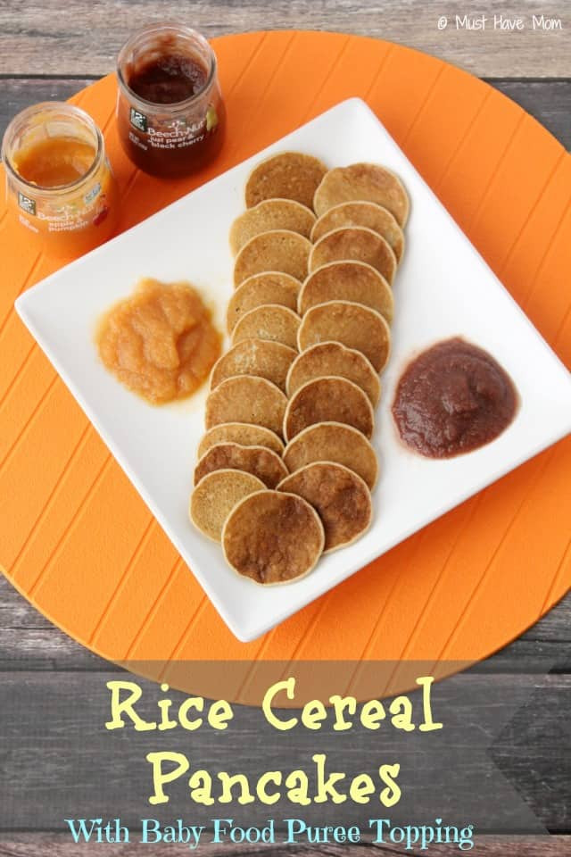 Baby Rice Cereal Recipes
 Baby Rice Cereal Pancakes With Fruit Topping Recipe