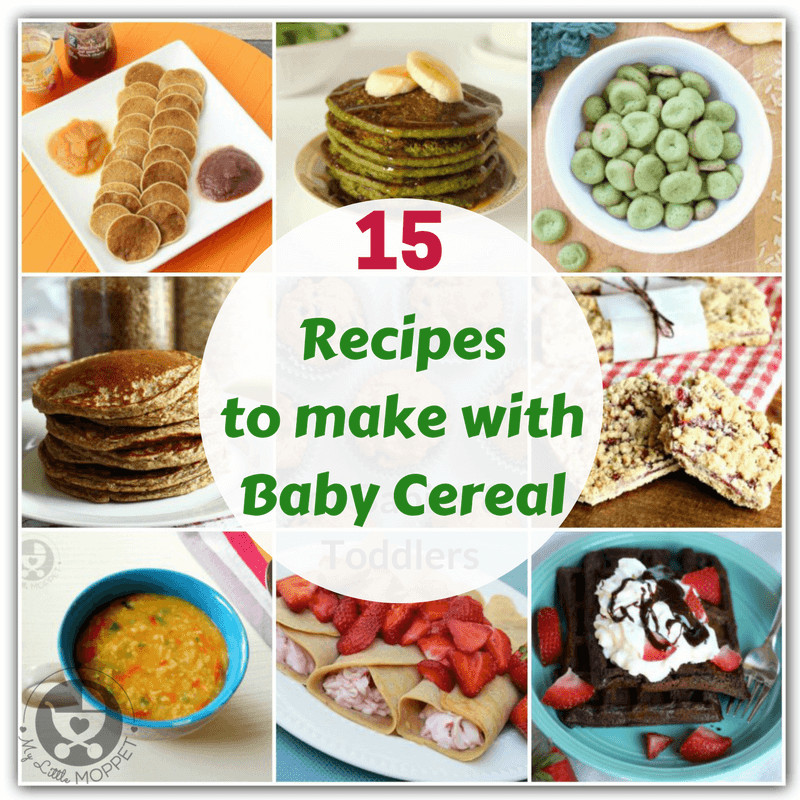 Baby Rice Cereal Recipes
 15 Healthy Recipes to make with Baby Cereal