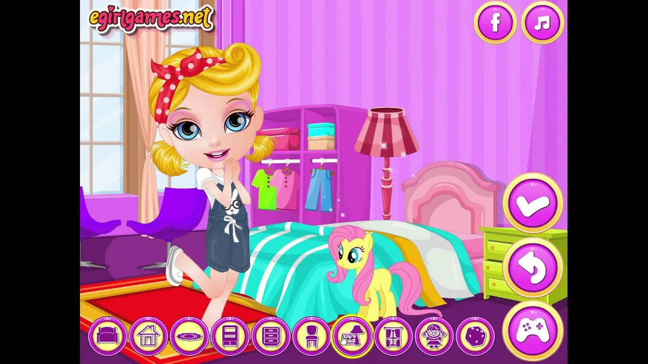 Baby Room Decoration Game
 Baby Barbie My Girly Room Game Barbie Room Decoration