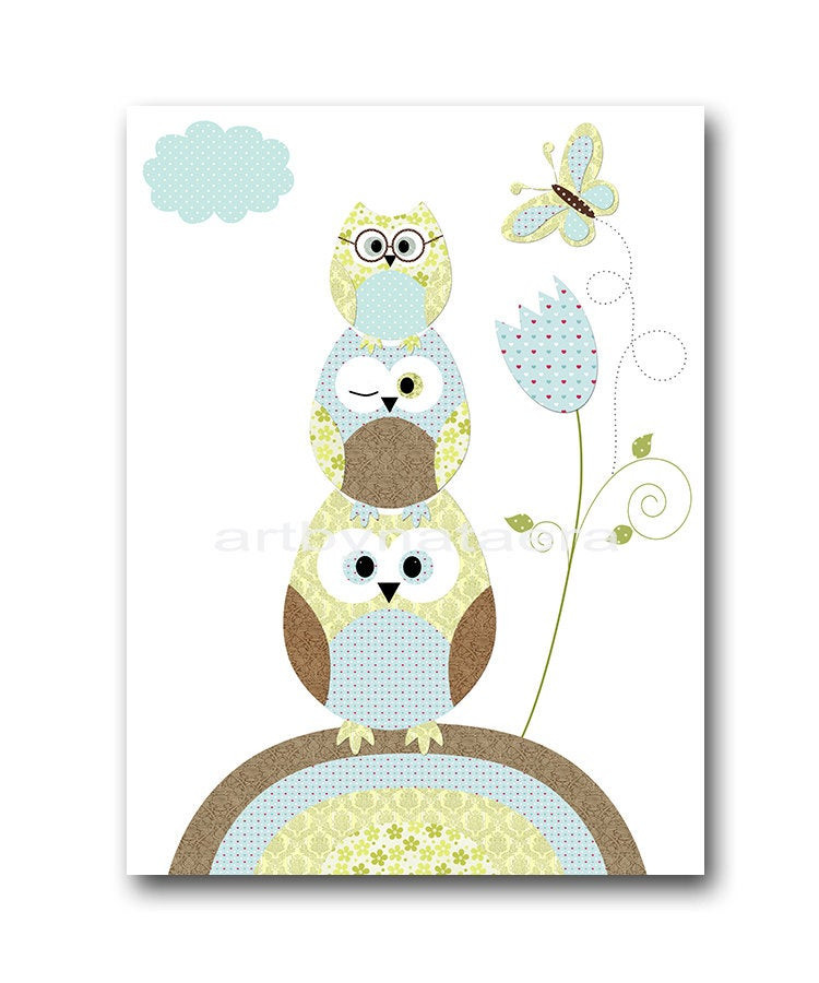 Baby Room Owl Decor
 Owl Decor Owl Nursery Baby Boy Nursery Art Nursery Wall Art