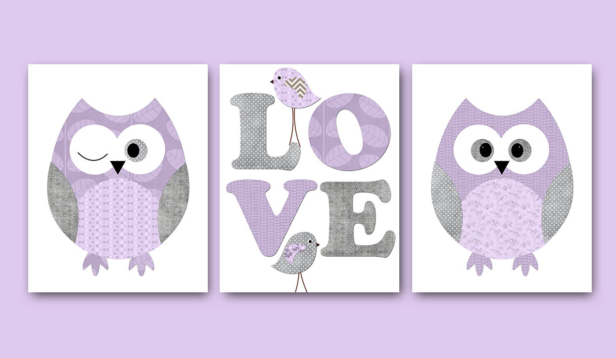 Baby Room Owl Decor
 Kids Wall Art Owl Nursery Owl Decor Baby Nursery Decor