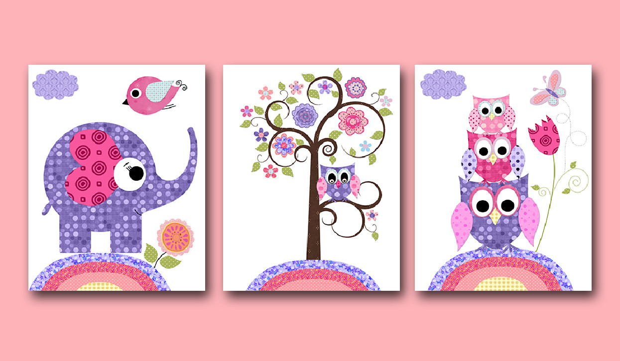 Baby Room Owl Decor
 Owl Decor Owl Nursery Baby Girl Nursery Art Nursery Wall Art