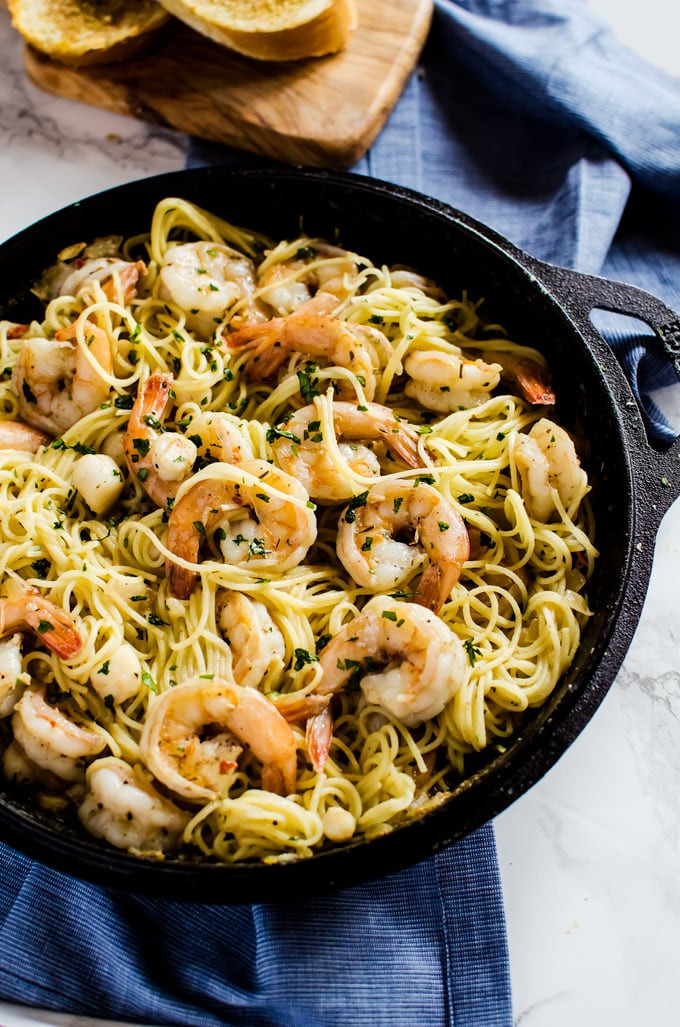 Baby Scallop Recipes
 Brown Butter Shrimp Scampi with Scallops