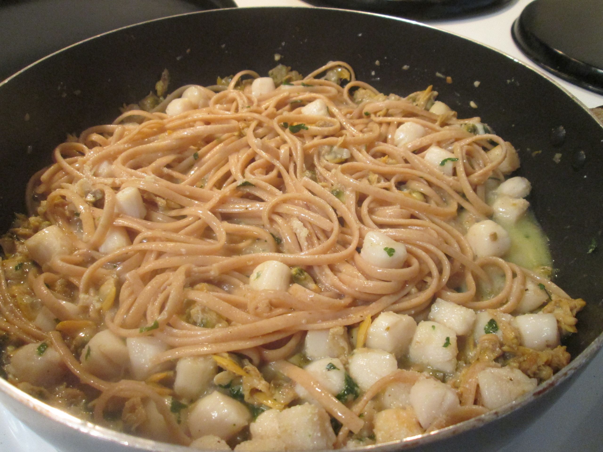 Baby Scallop Recipes
 Bay Scallops and Baby Clams w Linguine