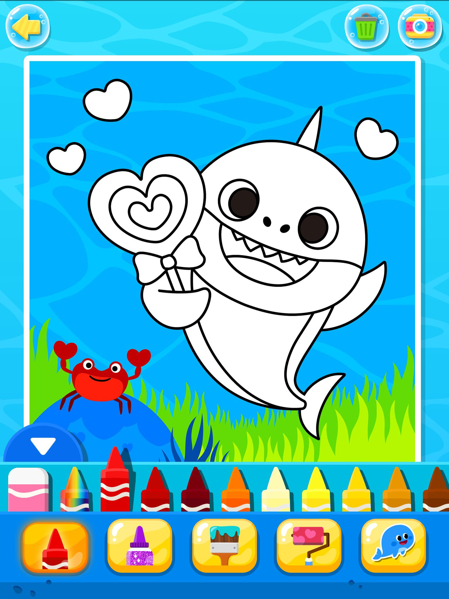 Baby Shark Coloring Book
 Pinkfong Baby Shark Coloring Book for Android APK Download