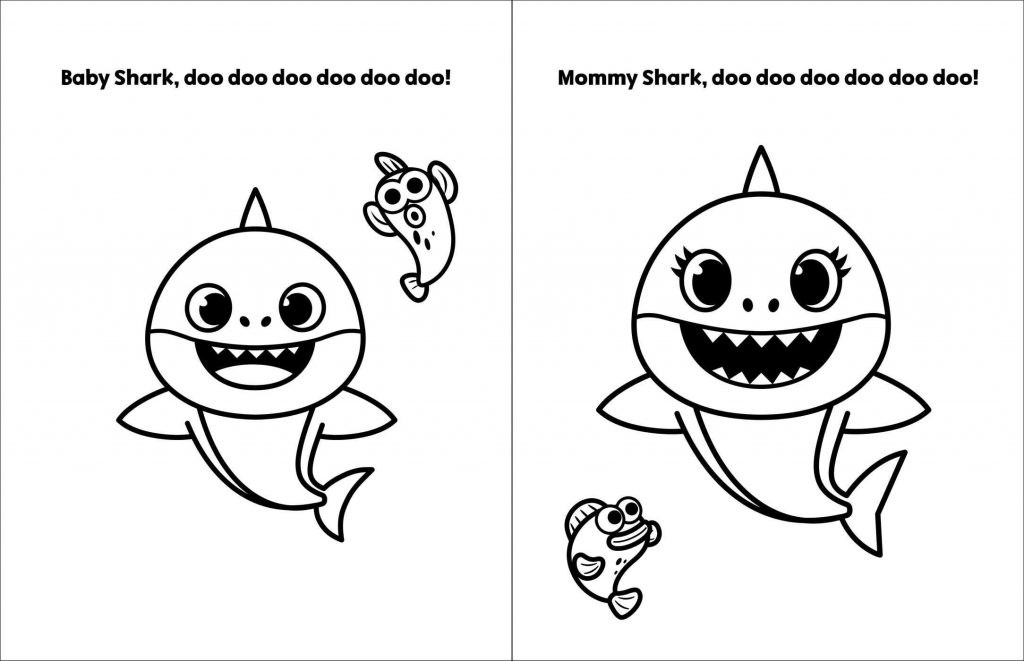 Baby Shark Coloring Page
 Do you kids love sharks Baby shark coloring pages is all