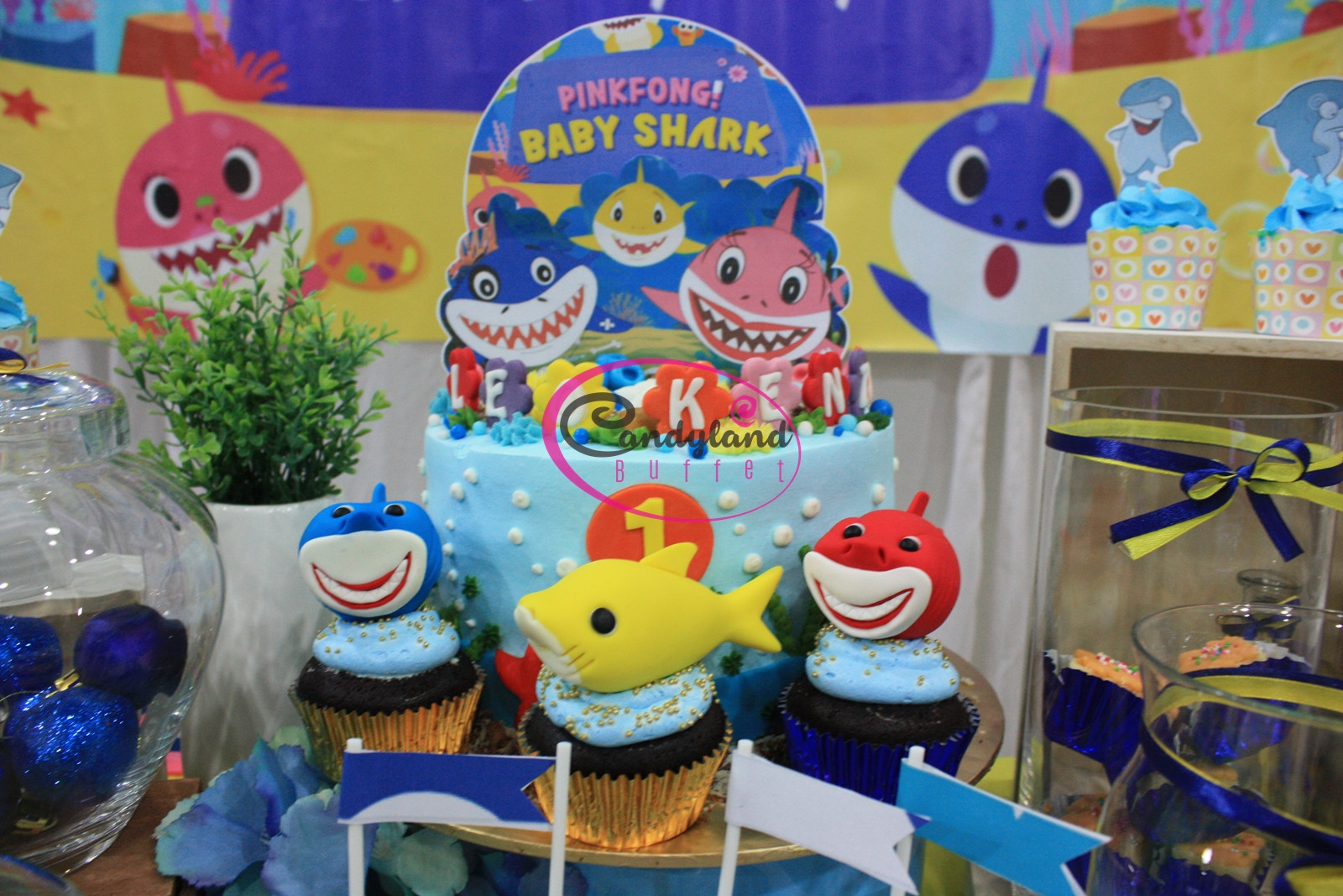Baby Shark Party Decorations
 Candy Buffet Kota Kinabalu Sabah Baby Shark Birthday Theme
